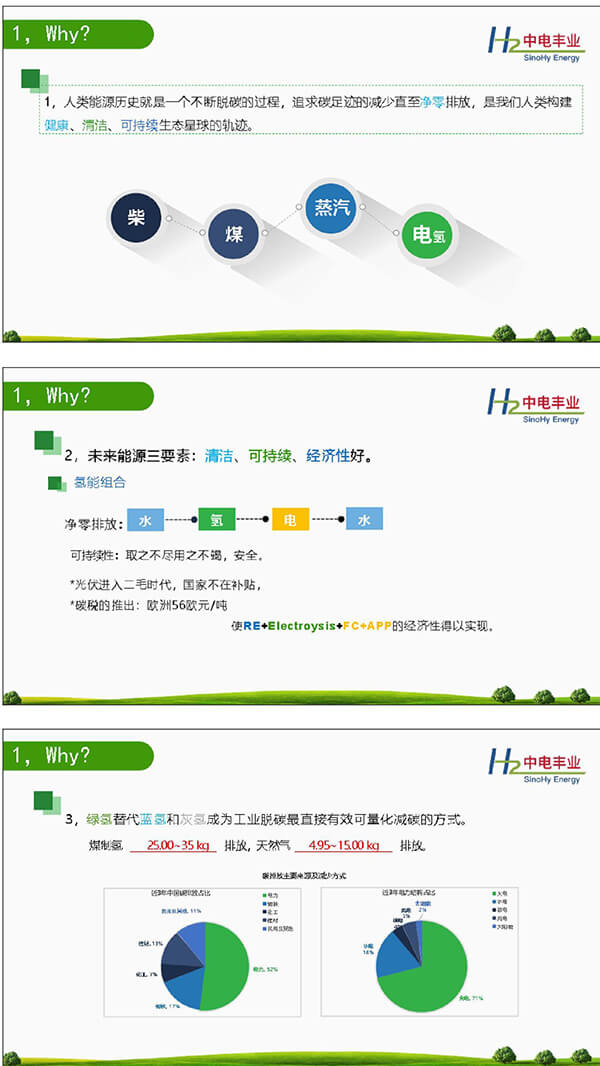 2021綠色氫能發展大會現場，王德軍：為什么選擇綠氫？