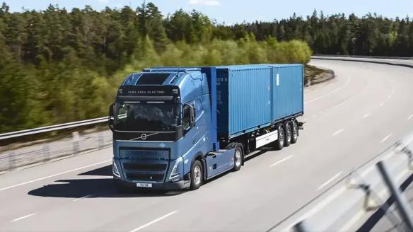 沃爾沃展示其新型氫動力卡車