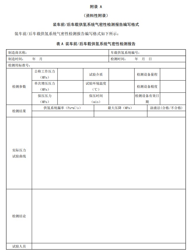 廣東《燃料電池電動汽車車載供氫系統檢測置換技術要求征求意見稿》 廣東《燃料電池電動汽車車載供氫系統檢測置換技術要求征求意見稿》